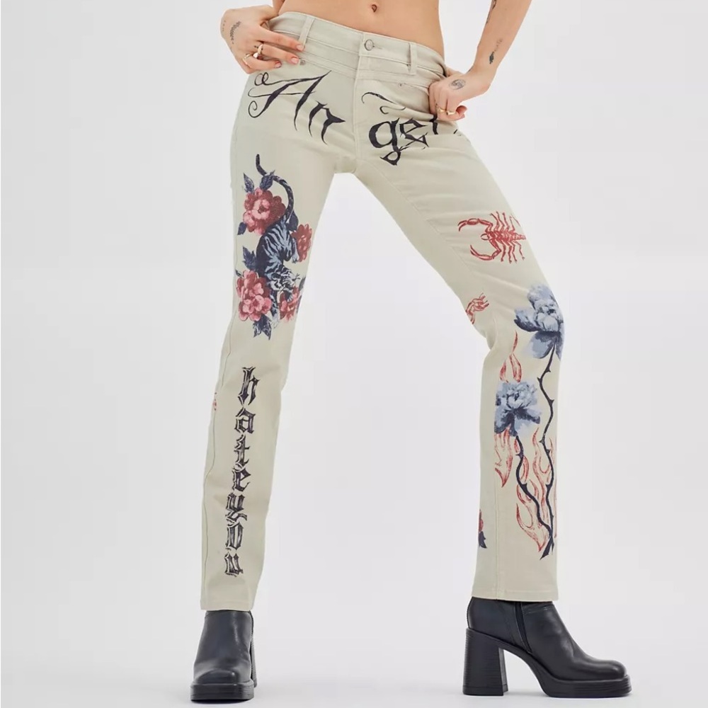 BDG Angel print jeans